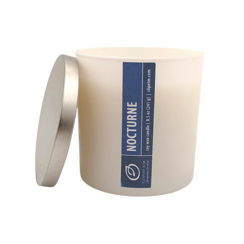 Nocturne 8.5oz Matte White Candle