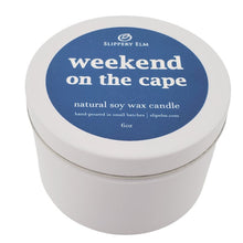 Load image into Gallery viewer, Weekend on the Cape Boardwalk Series 6oz Candle Tin