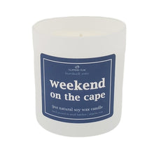 Load image into Gallery viewer, Weekend on the Cape 9oz Boardwalk Series Candle