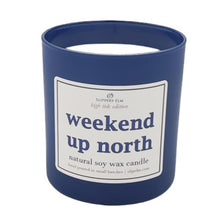 Load image into Gallery viewer, Weekend Up North 9oz Boardwalk Series Candle