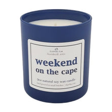 Load image into Gallery viewer, Weekend on the Cape 9oz Boardwalk Series Candle