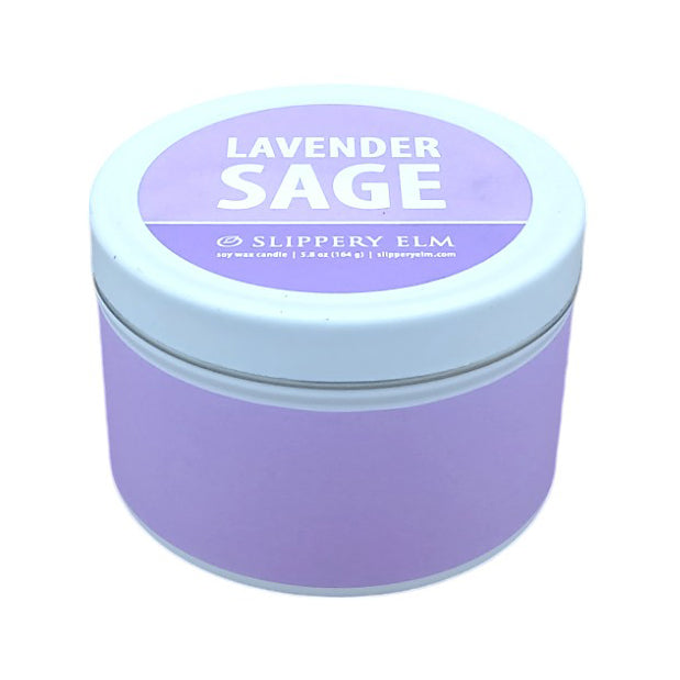 Lavender Sage 5.8oz Candle Tin