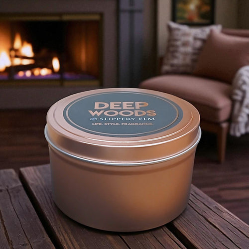 Deep Woods 5.8oz Lodge LifeStyle Candle Tin