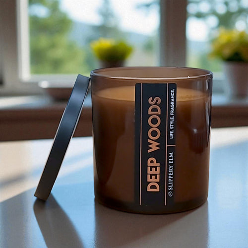 Deep Woods 8.5oz Lodge LifeStyle Glass Candle
