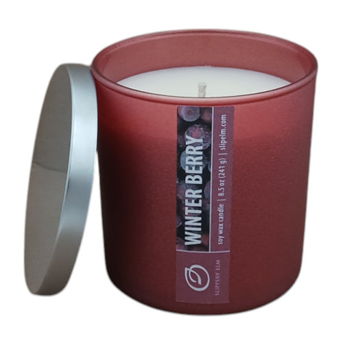 Winter Berry 8.5oz Glass Candle