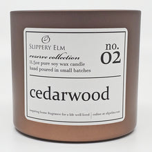 Load image into Gallery viewer, f.02/ Cedarwood Reserve Collection 11.5oz Candle Tin