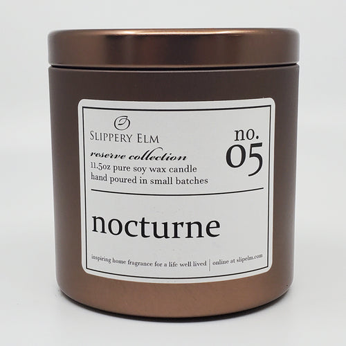 f.05/ Nocturne Reserve Collection 11.5oz Candle Tin