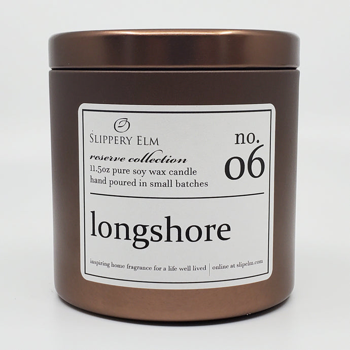 f.06/ Longshore Reserve Collection 11.5oz Candle Tin