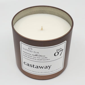 f.07/ Castaway Reserve Collection 11.5oz Candle Tin