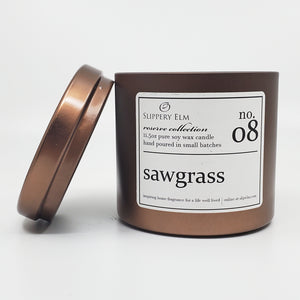 f.08/ Sawgrass Reserve Collection 11.5oz Candle Tin