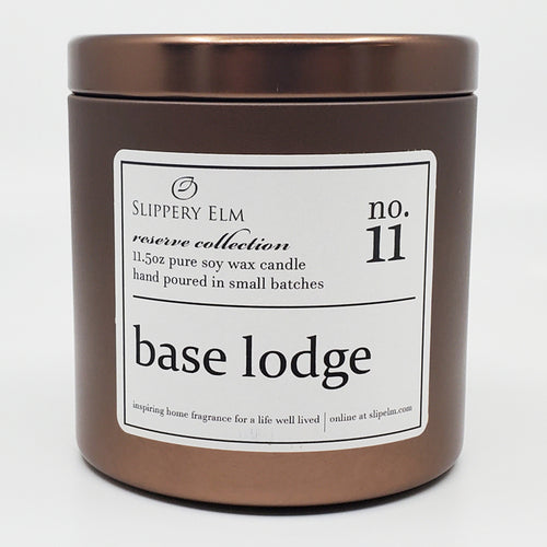 f.11/ Base Lodge Reserve Collection 11.5oz Candle Tin