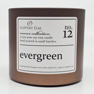 f.12/ Evergreen Reserve Collection 11.5oz Candle Tin