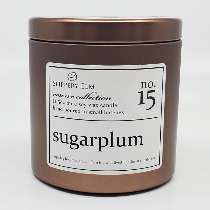 f.15/ Sugarplum Reserve Collection 11.5oz Candle Tin